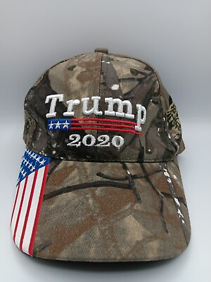 #ad Trump 2020 Hat Baseball Cap American Flag Camo Camouflage President Donald Mens $11.98