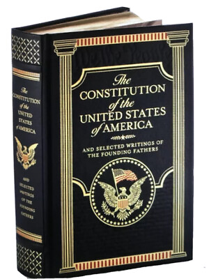 #ad ❤️THE CONSTITUTION OF THE UNITED STATES of AMERICA amp; Writings Leather bound NEW $28.95