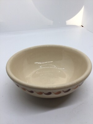 #ad Vintage Syracuse China Tan Adobe Ware Butter Pat Dish Bowl Etruscan Design 5”D $6.00