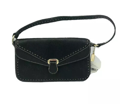 #ad Liz Claiborne Handbag Small Chocolate Brown Soft Pebble NWT $25.99