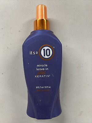 #ad ITS A 10 MIRACLE LEAVE IN PLUS KERATIN 10 fl oz 295.7 ml Brand New Free Ship $22.99