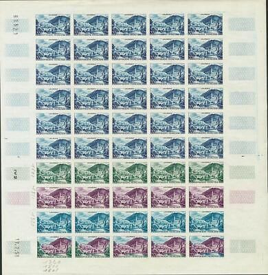 #ad Francia. MNH Yvert 1150 50 .1958. 20 Cts Multi Leaf Complete Of $448.87