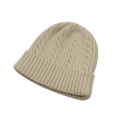 #ad Zonbailon Men#x27;s cap autumn winter thickened solid color wool warm knitted hat $12.57