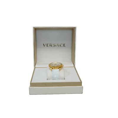 #ad Versace VEOX00422 Women#x27;s Greca Chrono 40MM Gold Tone Watch $899.99