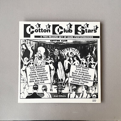 #ad Cotton Club Stars Vinyl LP Record 1984 $18.00