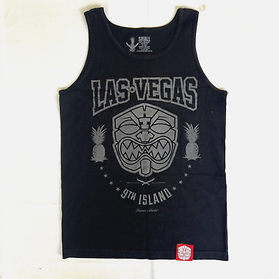 #ad Farmers Market Shirt S Black Tank Top Las Vegas 9th Island Akua Hawaii 1380 $19.49