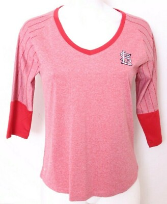 #ad NEW Saint St. Louis Cardinals Antigua Red Athletic scoop neck Shirt Women#x27;s M $23.98
