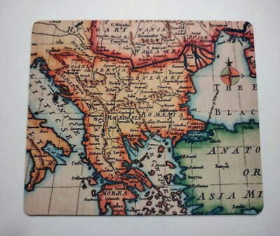#ad Map Print Mouse Pad Approximately 9.4 x 7.9 Inches $8.00
