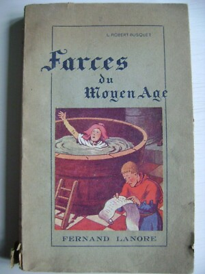 #ad Fr Actress Estate FARCES DU MOYEN AGE 1942 Medieval Comedies Rousseau Engravings $45.00
