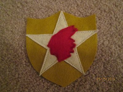 #ad WWI US Army 2nd Division patch wool felt $9.99
