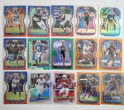 #ad 27 NFL Prizm amp; Optic Rookie Card LOT All Parallels *Justin Jefferson Read* $14.00