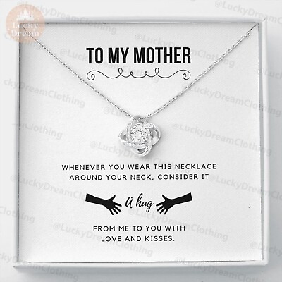#ad To My Mom Necklace Mom Gift From Son Mothers Day Necklace Mom Jewelry Gift $19.99