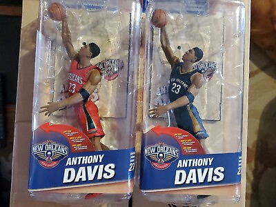#ad New Orleans Pelicans Anthony Davis NBA Sers 27 Silver CL 432 750 Mcfarlane Reg $45.00