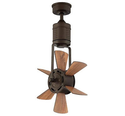 #ad Ceiling Fan W Remote Control 20” Rustic Windmill Fan Outdoor Espresso New L629 $129.99