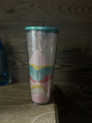 #ad Starbucks Tumbler Iridescent 2020 Summer Limited Edition Waves Venti Cold Cup $11.00