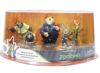 #ad Disney Zootopia 5 Figures Toy Lot Set NIB Last Ones $40.00