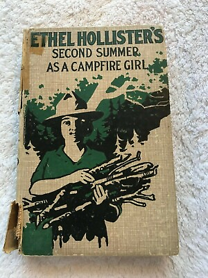 #ad Campfire Girl 1913 Ethel Hollister#x27;s Second Summer Rare Green Shirt Collectible $24.00