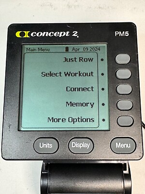 #ad Concept 2 PM5 Performance Monitor For Concept 2 Rowers Bikes And SkiErgs Black $115.00