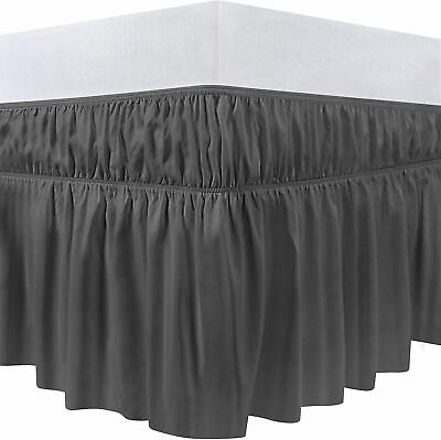 #ad #ad Elastic Bed Ruffle Skirt with 16 Inches Drop Utopia Bedding $16.90
