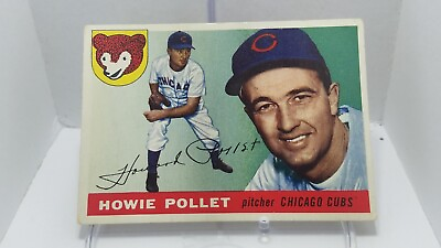 #ad 1955 Topps #76 Howie Pollet Chicago Cubs $10.00