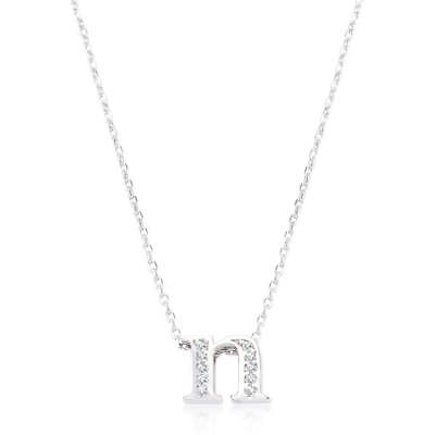#ad Pave Initial N Pendant $26.99