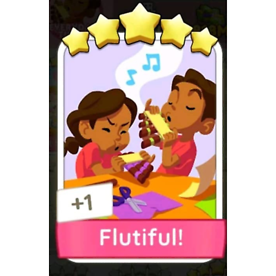 #ad Monopoly Go Flutiful ⭐️⭐️⭐️⭐️⭐️ 5 Star Stickers ⚡️Fast Delivery $6.00