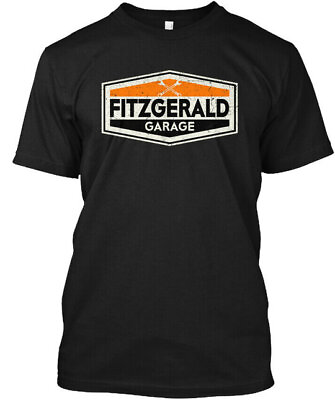 #ad Vintage Fitzgerald Garage Sign T Shirt Made in the USA Size S to 5XL $22.57