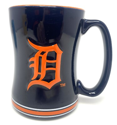 #ad Boelter Detroit Tigers Coffee Mug 14oz Raised Sculpted Licensed MLB 2014 $16.00