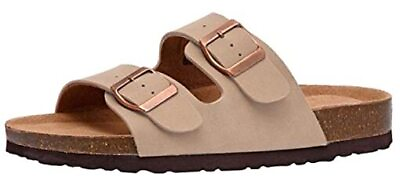 #ad Women#x27;s Lane Cork Footbed Sandal With Comfort 7 Taupe $49.65