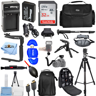 #ad ALL YOU NEED Accessory Bundle for Canon EOS RP M3 M5 M6 T7i T6i T6s 800D 77D SL2 $92.95