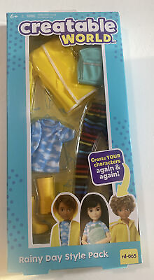 #ad Mattel Creatable World Rainy Day Style Pack rd 065 NEW $13.75