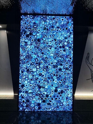 #ad Blue Agate Geode Wall Panel Agate Wall Panel Decor Counter Slab Home Decors $1360.48