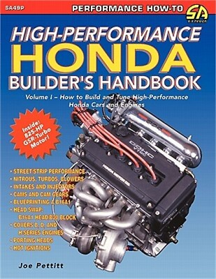 #ad High Performance Honda Builder#x27;s Handbook Paperback or Softback $34.47