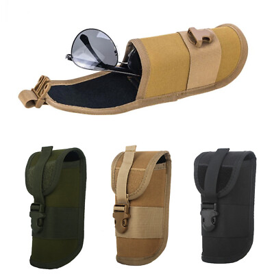 #ad #ad Tactical Molle Sunglasses Glasses Pouch EDC Waist Bag Hunting Eyeglasses Case US $9.99