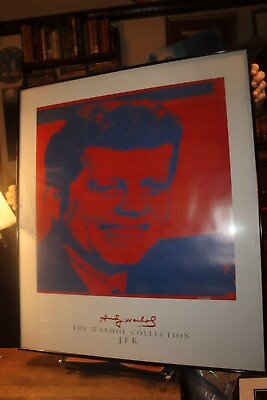 #ad 2002 Framed Print JFK John F. Kennedy by Andy Warhol 26quot; x 30quot; $120.00