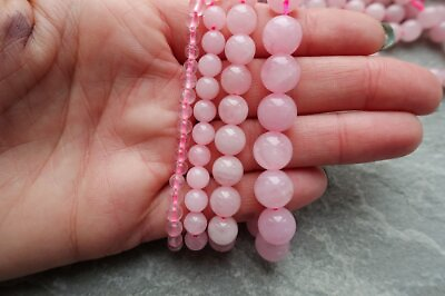 #ad Beautiful Rose Quartz Beads High Quality Gemstone Beads for Bracelet amp; Necklace $75.00