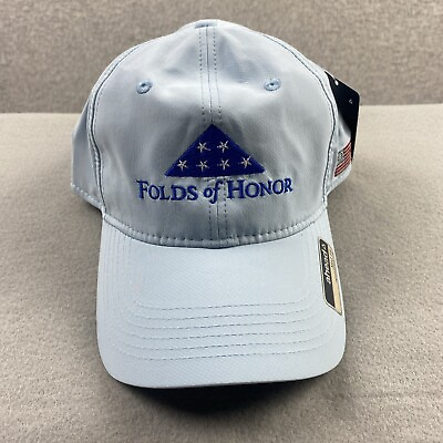 #ad Ahead Special Edition Folds of Honor Hat Blue Adjustable Patriotic Mid Fit NEW $19.95