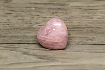 #ad 1.75quot; Polished Rose Quartz Heart Rock Stone Healing Energy Work Paperweight $9.50