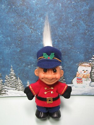 #ad CHRISTMAS NUTCRACKER SOLDIER 5quot; Russ Troll Doll MINT CONDITION $115.00