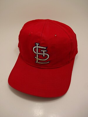 #ad Vintage St. Louis Cardinals Twins Enterprise Snapback Cap Hat Red $15.95