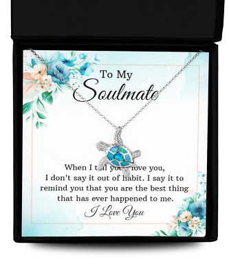 #ad Anniversary Gifts for Wife Turtle Necklace for Soulmate Jewelry Jewelry For Her $39.65