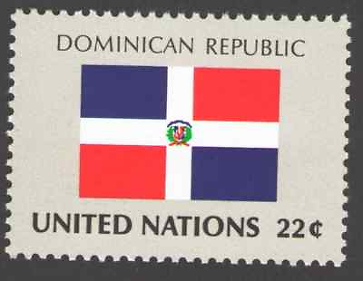 #ad UN. 461. 22c. Flag of Dominican Republic. Mint. NH. 1985 $1.48