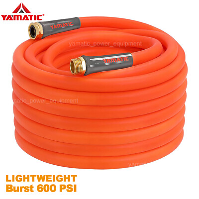 #ad YAMATIC Heavy Duty Garden Hose 5 8 in Super Flexible Water Hose All weather $84.79
