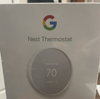 #ad Google Nest Smart Thermostat Snow GA01334 US $75.00