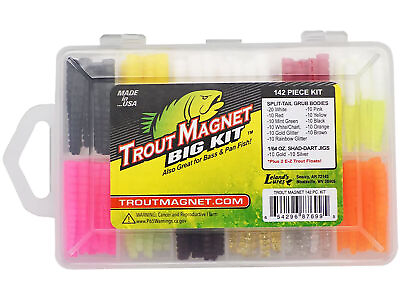 #ad Leland’s Lures Trout Magnet Kit 120 Bodies 30 Hooks 1 64 oz 152 Package 87699 $25.00