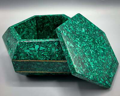 #ad Malachite box for jewelry high quality gemstone box crystal mineral jewelry stor $299.95