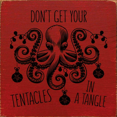 #ad Don#x27;t Get Your Tentacles in a Tangle Old Turquoise $32.26