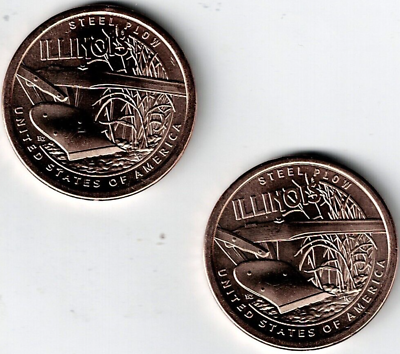 #ad 2024 PD $1 Coin for American Innovation Illinois Series 2 Coins $4.95