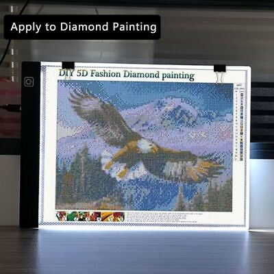#ad A5 A4 A3 Tracing Light Board Drawing Copy Painting Dimmable Table Display Office $13.87