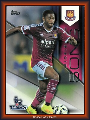 #ad 2014 15 Topps EPL Gold #147 Alex Song $1.99